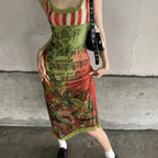 Harajuku Fairycore Backless Asymmetrical Dress - All Dresses - Midi Dress - 7