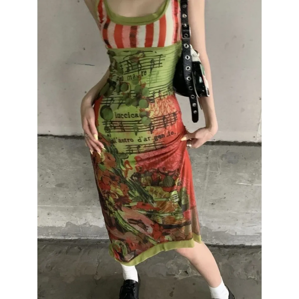 Harajuku Fairycore Backless Asymmetrical Dress - All Dresses - Midi Dress - 3