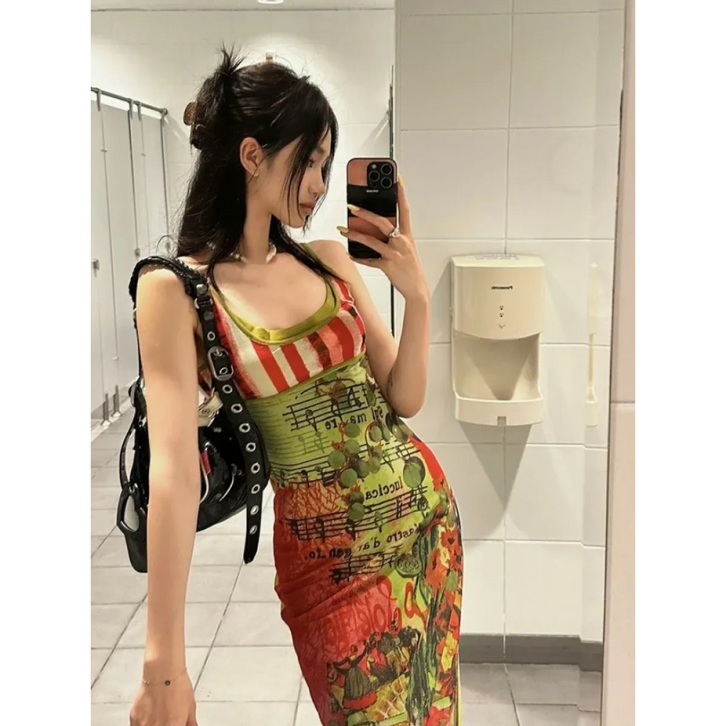Harajuku Fairycore Backless Asymmetrical Dress - All Dresses - Midi Dress - 2
