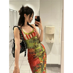 Harajuku Fairycore Backless Asymmetrical Dress - All Dresses - Midi Dress - 2