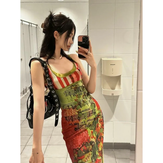 Harajuku Fairycore Backless Asymmetrical Dress - All Dresses - Midi Dress - 2