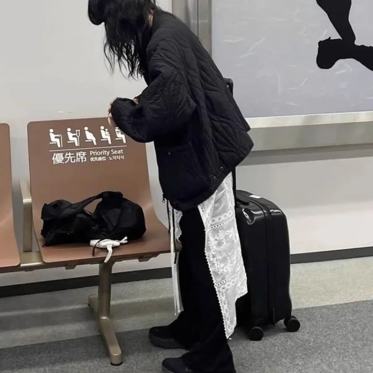 Harajuku Lace Mesh Overlay Skirt - Bottoms - Skirts - 2