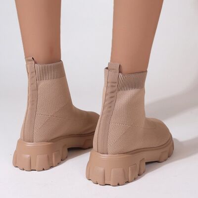 Mesh Round Toe Platform Boots - All Products - Shoes - 3 - 2024