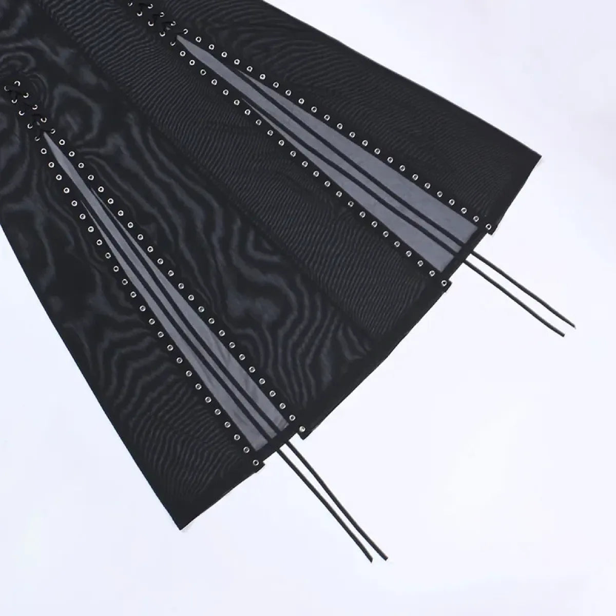 Punk Gothic Eyelet Mesh Skirt - Bottoms - Skirts - 18