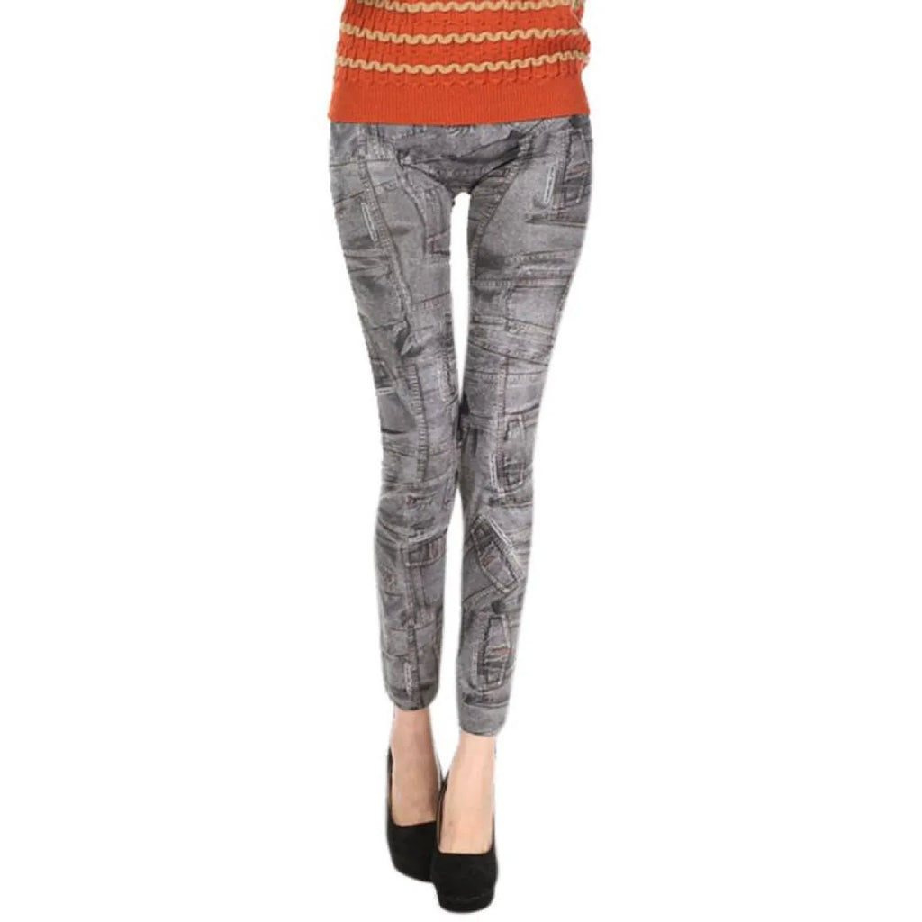 Women’s Skinny Mid Waist Jeans - Bottoms - 9