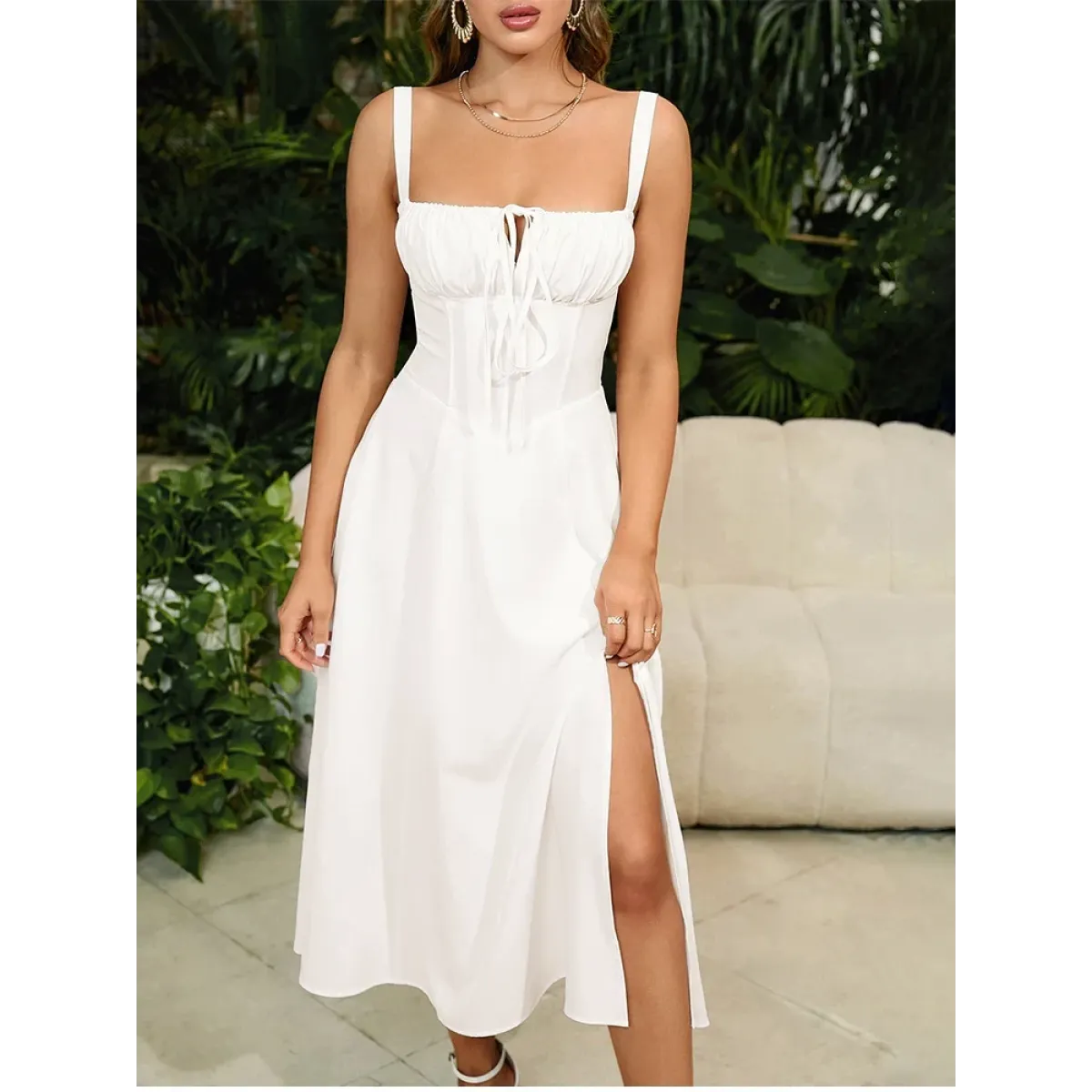 Sweetheart Bandage Midi Dress with Padded Bust - All Dresses - Midi Dress - 3