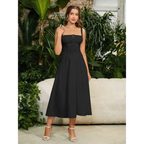 Sweetheart Bandage Midi Dress with Padded Bust - All Dresses - Midi Dress - 12