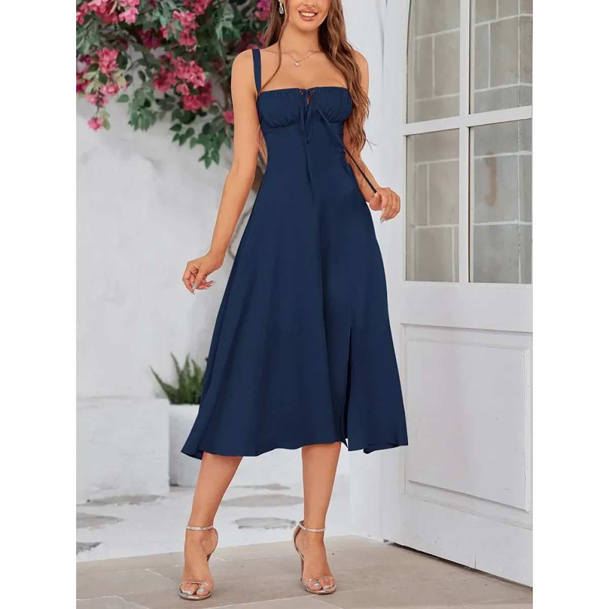 Sweetheart Bandage Midi Dress with Padded Bust - All Dresses - Midi Dress - 7