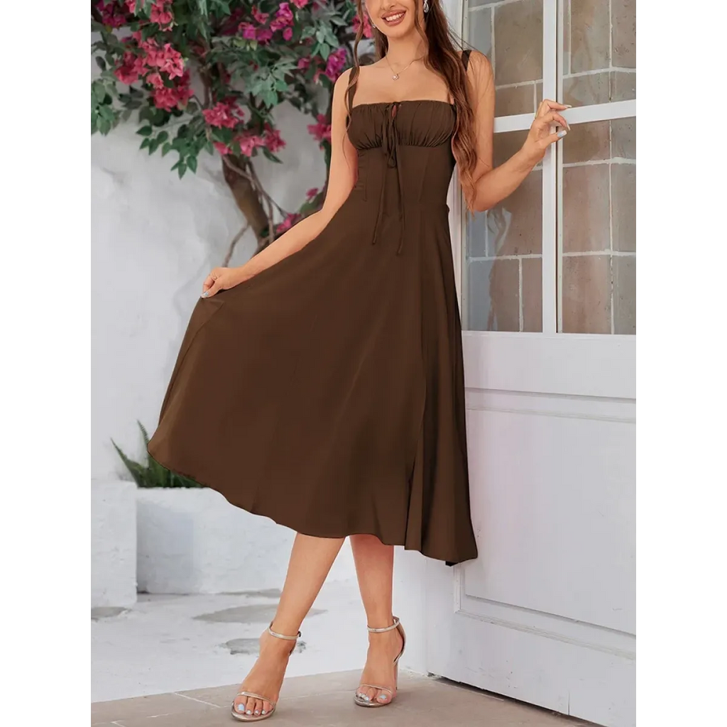 Sweetheart Bandage Midi Dress with Padded Bust - All Dresses - Midi Dress - 9