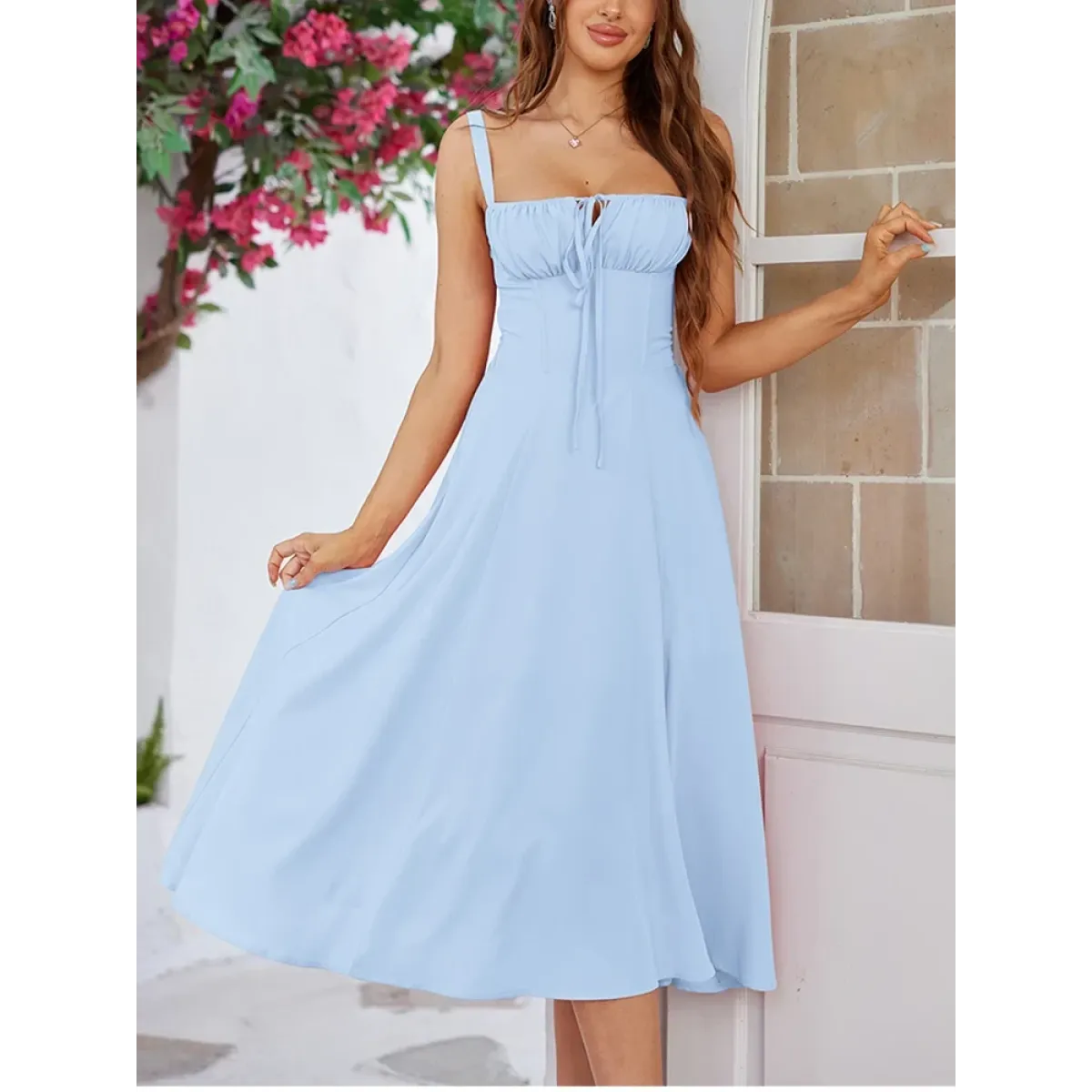 Sweetheart bandage midi dress with padded bust  Kawaii Stop