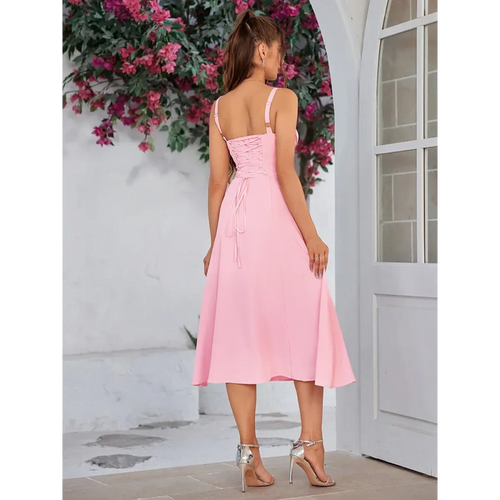 Sweetheart Bandage Midi Dress with Padded Bust - All Dresses - Midi Dress - 2