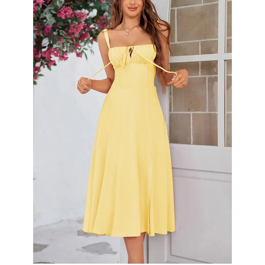 Sweetheart Bandage Midi Dress with Padded Bust - All Dresses - Midi Dress - 10