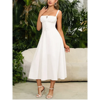 Sweetheart Bandage Midi Dress with Padded Bust - All Dresses - Midi Dress - 1