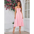 Sweetheart Bandage Midi Dress with Padded Bust - All Dresses - Midi Dress - 8