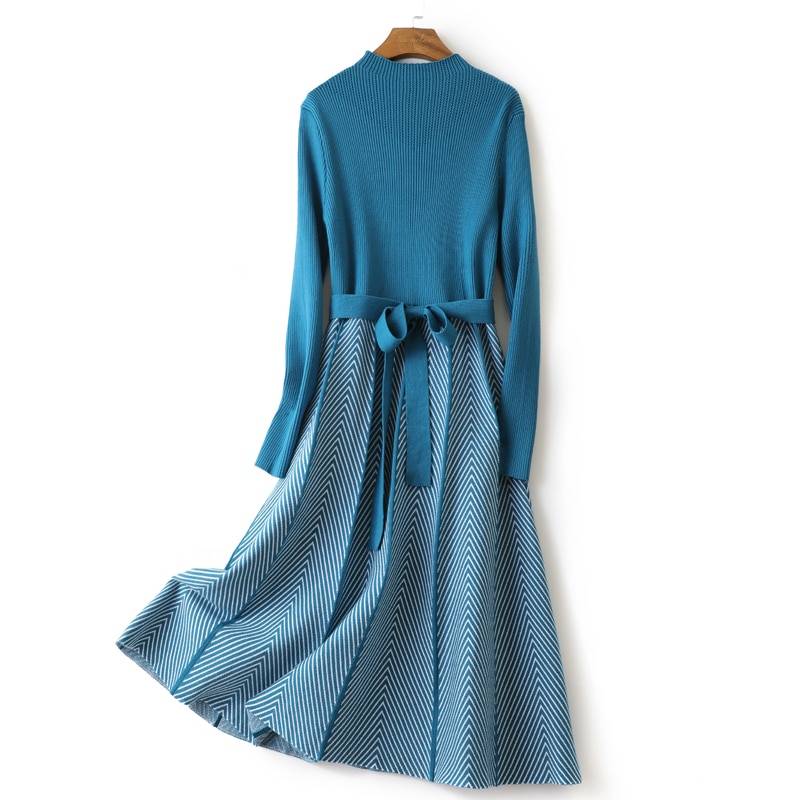 Midi Sweater Dress - Blue / M - All Dresses - Dresses - 15 - 2024