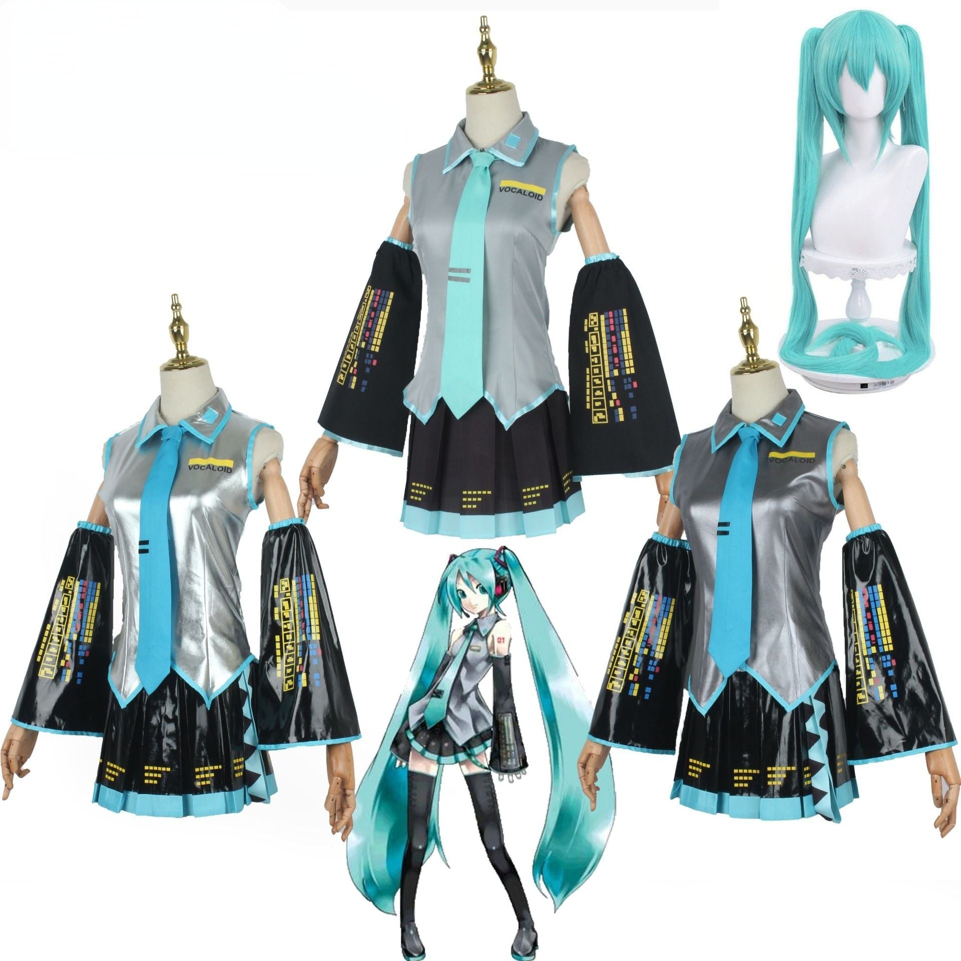 Miku Cosplay Sets - Dresses - Clothing - 1 - 2024