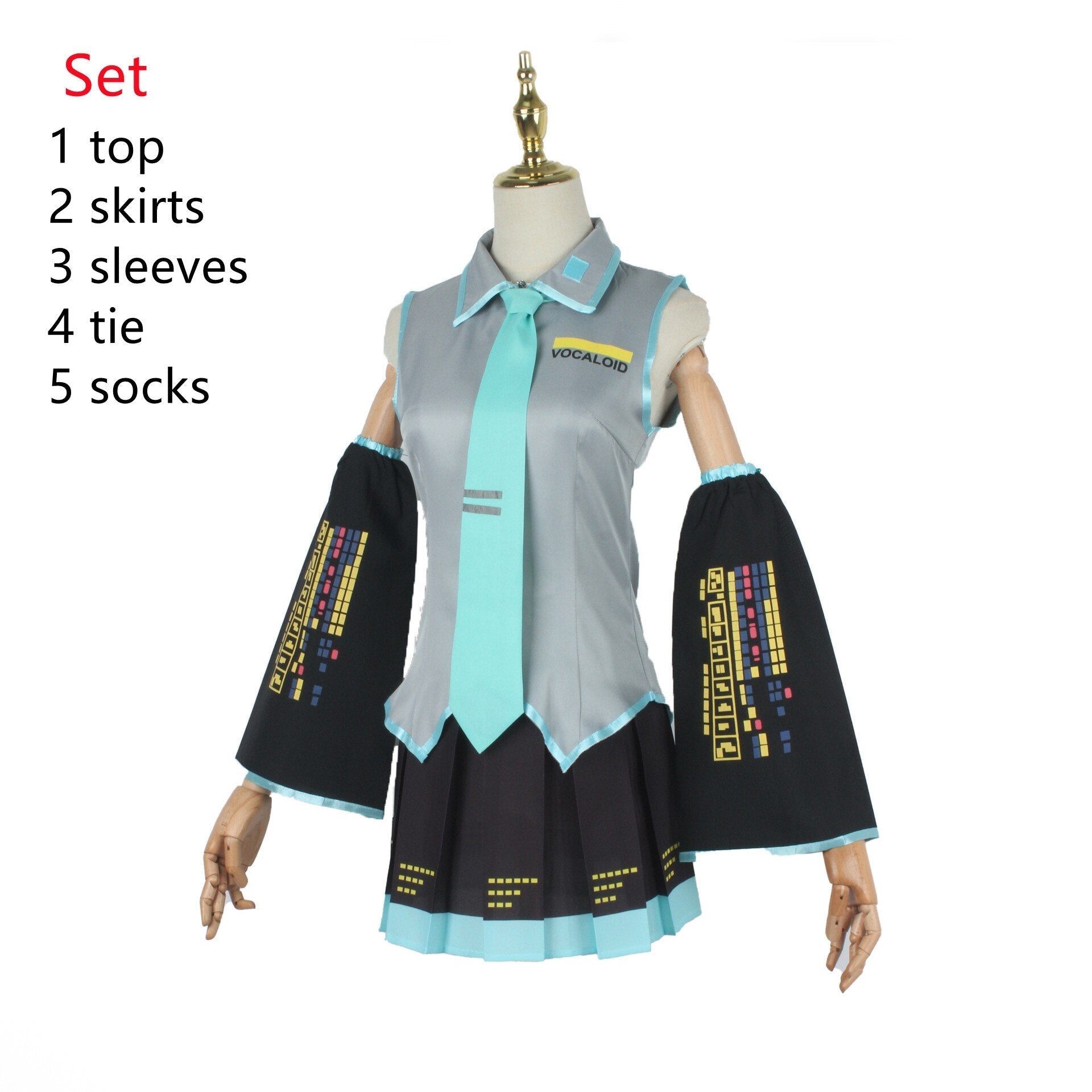 Miku Cosplay Sets - set 1 / M - Dresses - Clothing - 15 - 2024