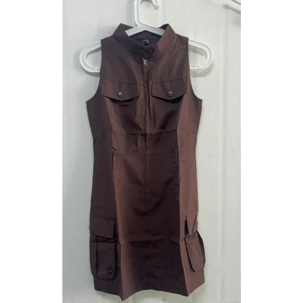 Belted Punk Cargo Mini Dress - All Dresses - mini dress - 7