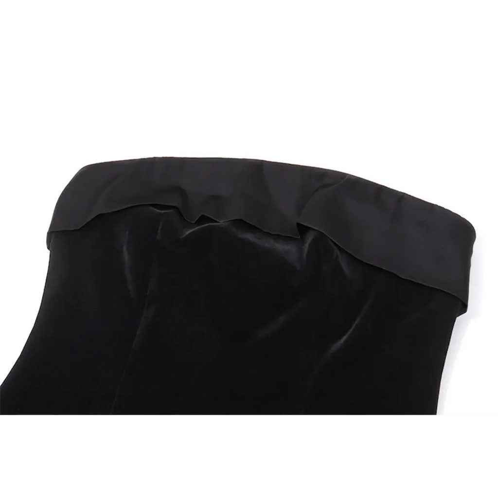 Elegant Velvet Mini Dress - All Dresses - Dresses - 9