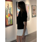 Harajuku Patchwork Turtleneck Mini Dress - All Dresses - Dresses - 4