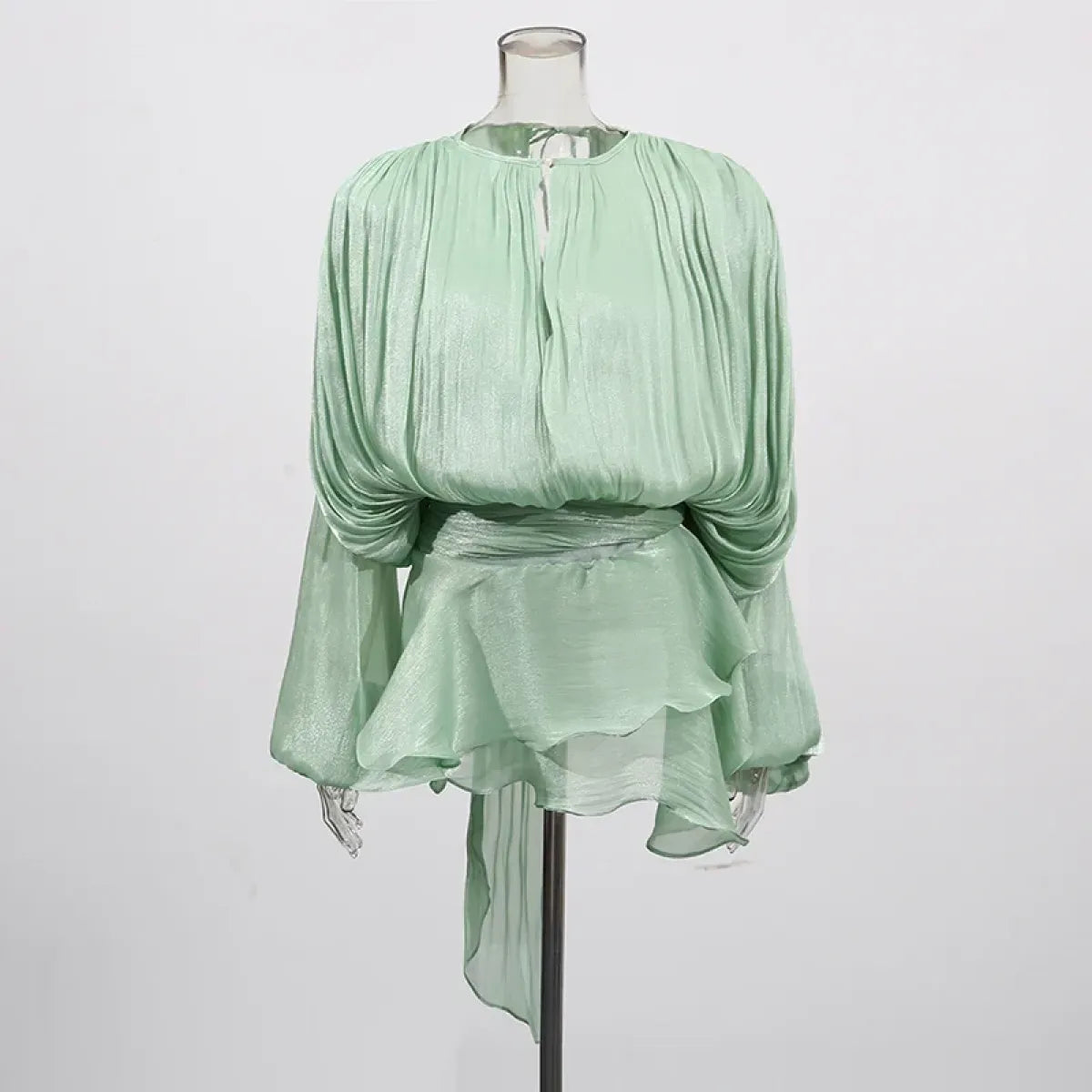 Twotwinstyle Patchwork Lace-Up Mini Dress - All Dresses - Mini Dress - 12