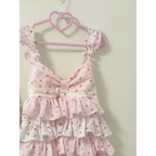 Strawberry Ruffle Tiered Mini Dress - All Dresses - Mini Dress - 2