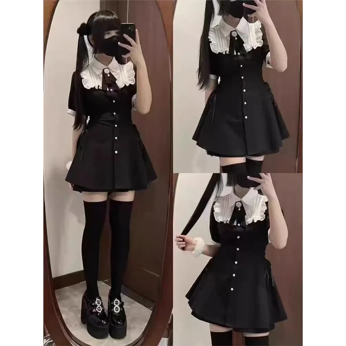 Sweet Fairy Lolita Bow Mini Dress - All Dresses - Lolita Dress - 5