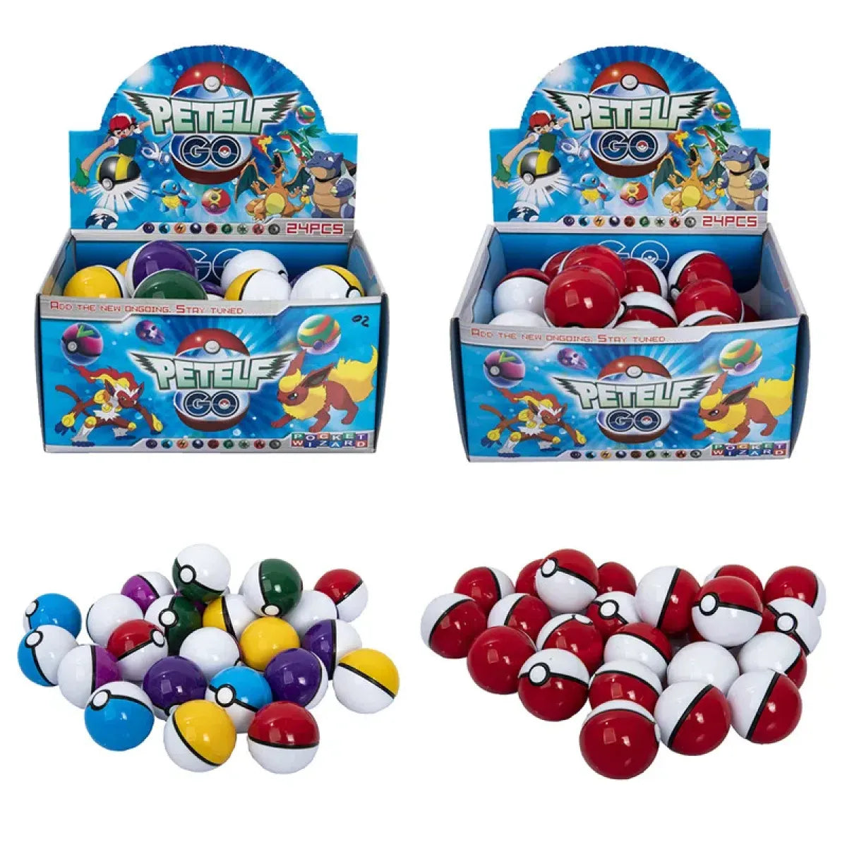 24-Piece Pocket Monster PokéBall Figure Set - Anime - Figures - 1