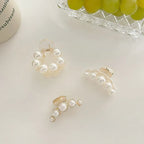 Gold Pearl Rhinestone Mini Hair Clip - Best Sellers - Hair Accessories - 2