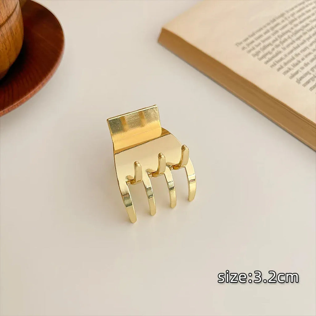 Gold Pearl Rhinestone Mini Hair Clip - Best Sellers - Hair Accessories - 20