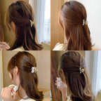 Gold Pearl Rhinestone Mini Hair Clip - Best Sellers - Hair Accessories - 3