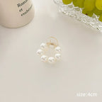 Gold Pearl Rhinestone Mini Hair Clip - Best Sellers - Hair Accessories - 39