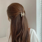 Gold Pearl Rhinestone Mini Hair Clip - Best Sellers - Hair Accessories - 4