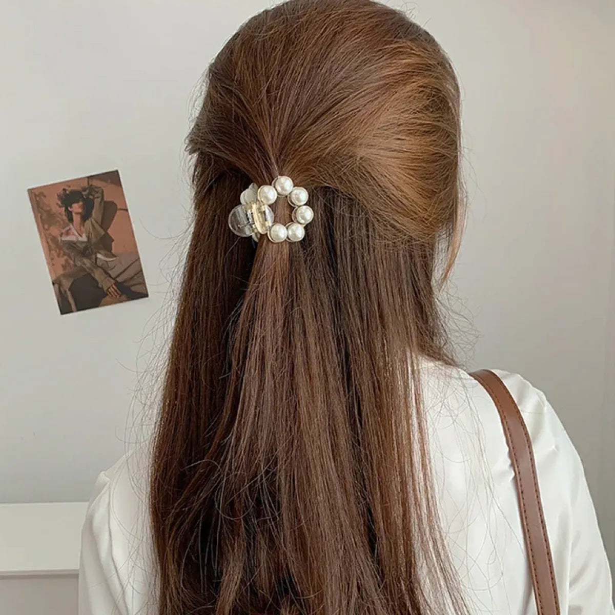 Gold Pearl Rhinestone Mini Hair Clip - Best Sellers - Hair Accessories - 5