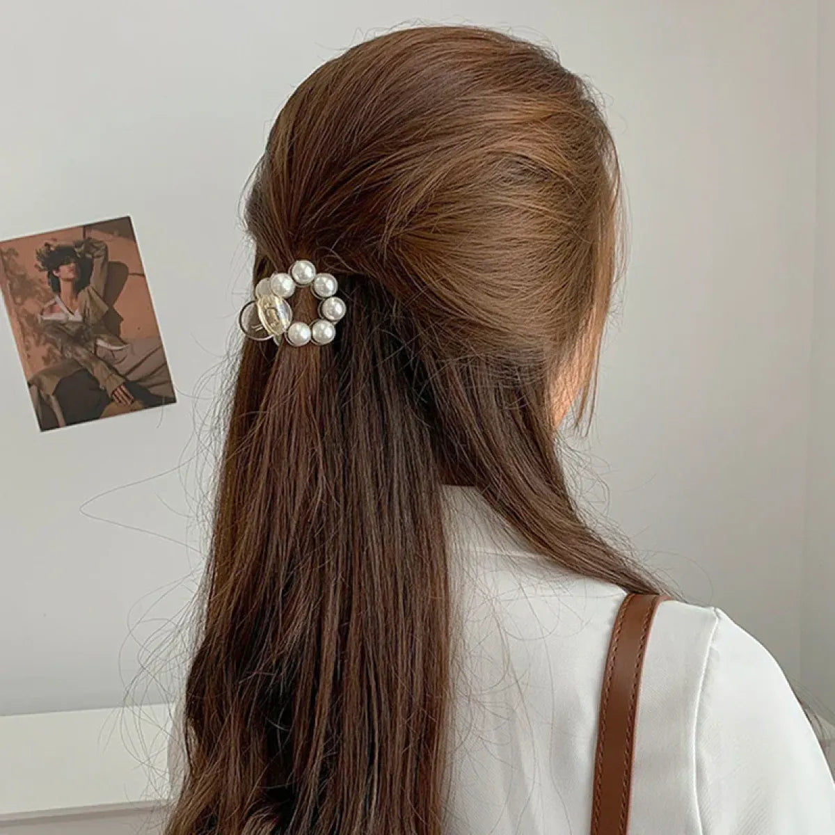 Gold Pearl Rhinestone Mini Hair Clip - Best Sellers - Hair Accessories - 6