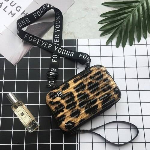 Mini Luggage Designer Handbag - Leopard - Women Bags & Wallets - Apparel & Accessories - 25 - 2024