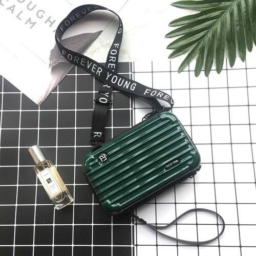 Mini Luggage Designer Handbag - Deep green - Women Bags & Wallets - Apparel & Accessories - 31 - 2024