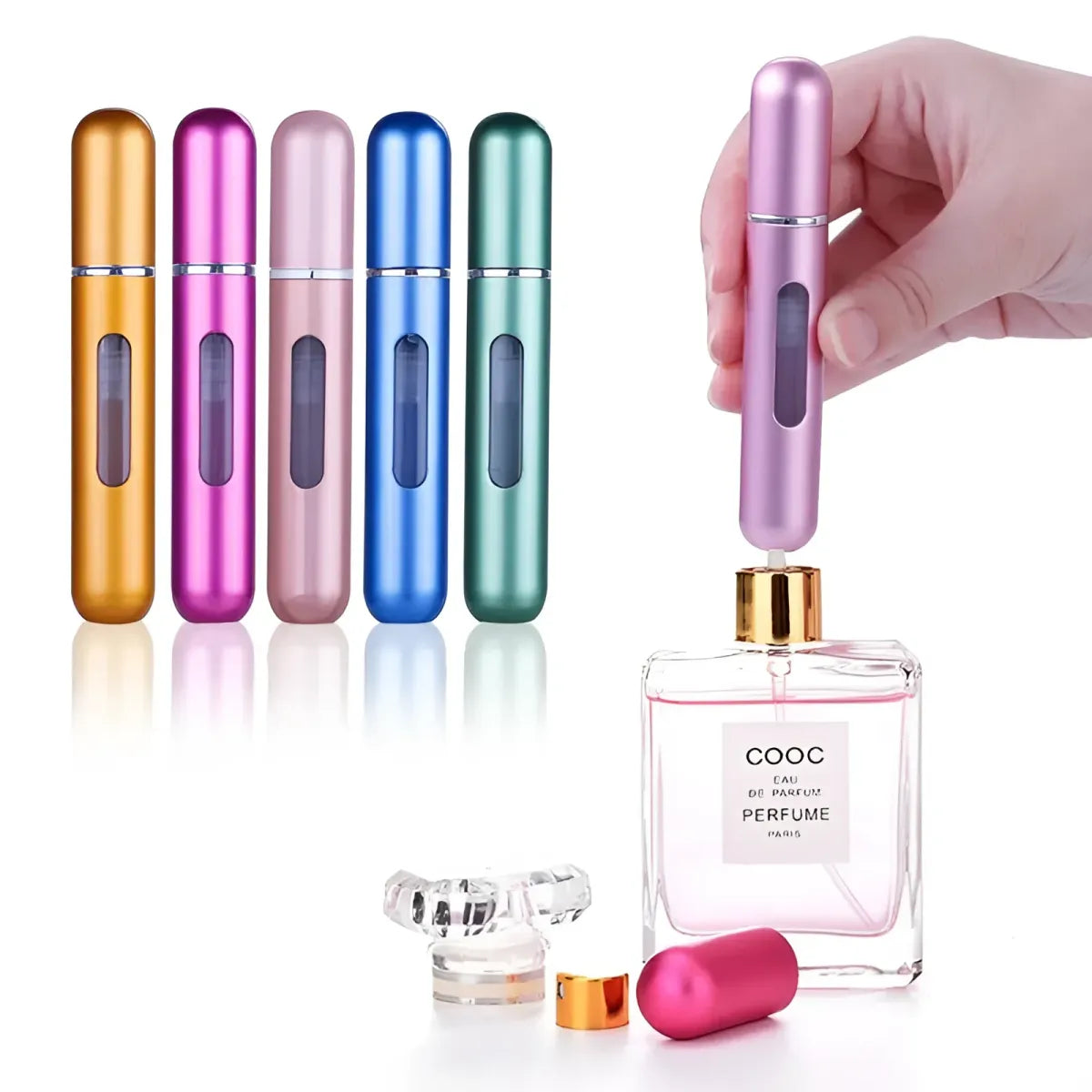 Mini Perfume Bottle With Spray - Beauty & Health - 2