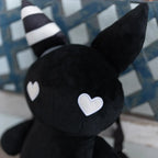 Rabbit Plush Backpack – Black (14”) - Women Bags & Wallets - Stuffed Animals - 6