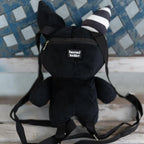 Rabbit Plush Backpack – Black (14”) - Women Bags & Wallets - Stuffed Animals - 5