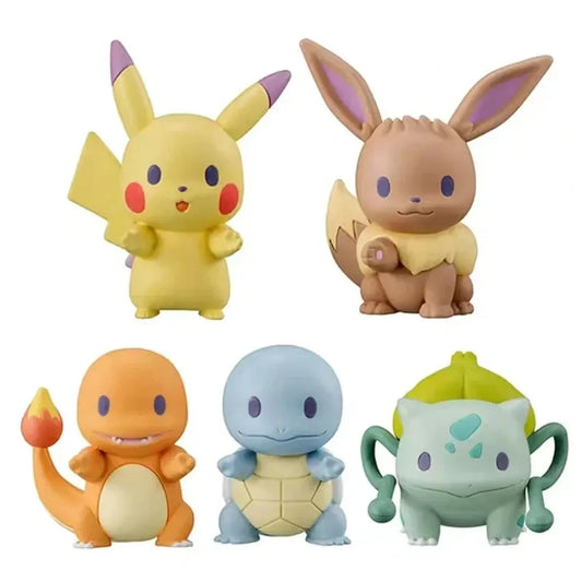 Mini Pokemon Kawaii Figurine Set – 5pcs - Figurines - Figurine - 1