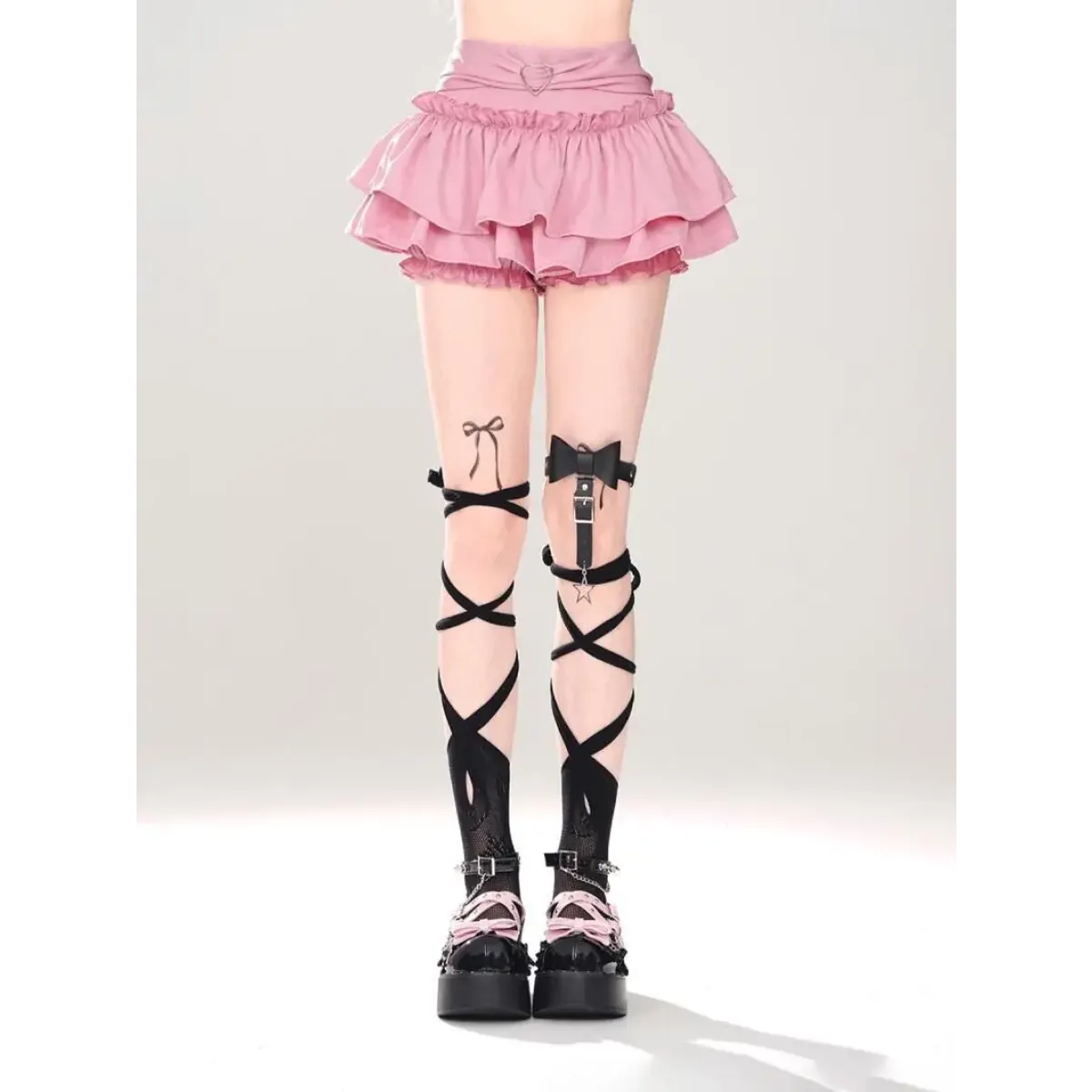 Fairy Kei Ruffle Mini Skirt - Bottoms - Skirt - 11