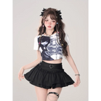 Fairy Kei Ruffle Mini Skirt - Bottoms - Skirt - 15
