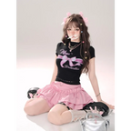 Fairy Kei Ruffle Mini Skirt - Bottoms - Skirt - 22