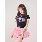 Fairy Kei Ruffle Mini Skirt - Bottoms - Skirt - 23