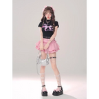 Fairy Kei Ruffle Mini Skirt - Bottoms - Skirt - 24