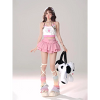 Fairy Kei Ruffle Mini Skirt - Bottoms - Skirt - 30