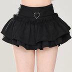 Fairy Kei Ruffle Mini Skirt - Bottoms - Skirt - 34