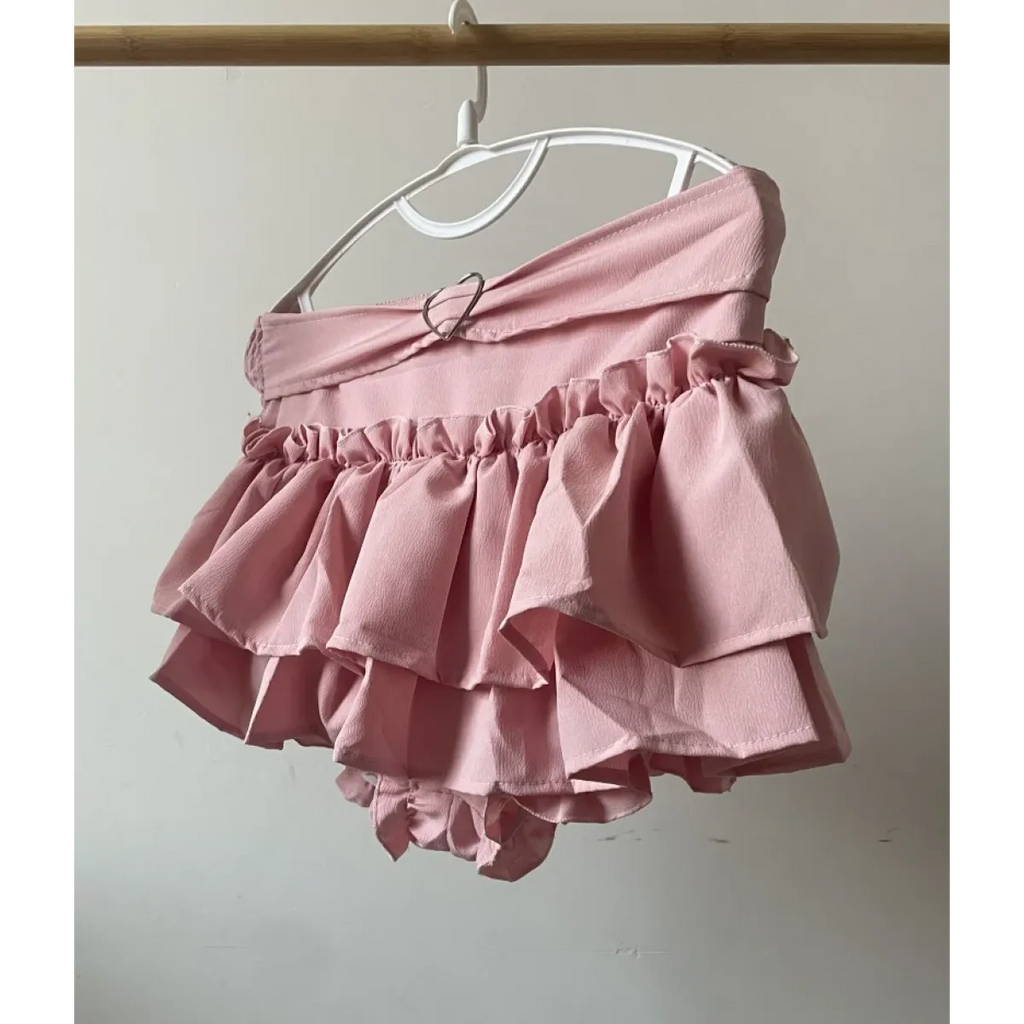 Fairy Kei Ruffle Mini Skirt - Bottoms - Skirt - 8