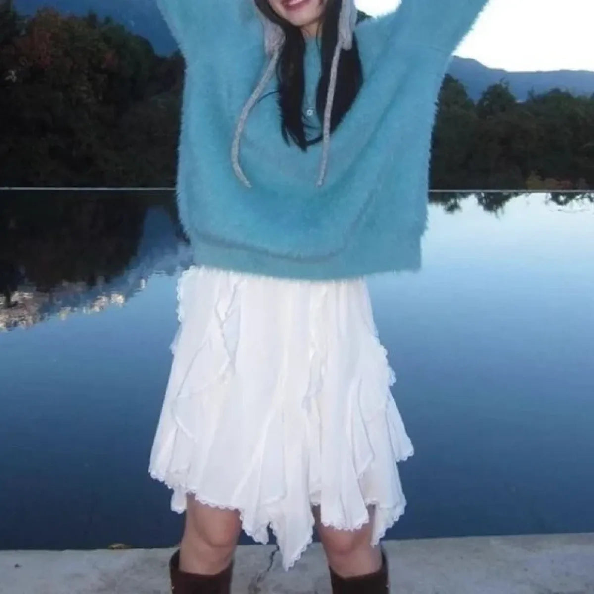 Fairycore Lace Ruffle Tulle Mini Skirt - Bottoms - Skirts - 5